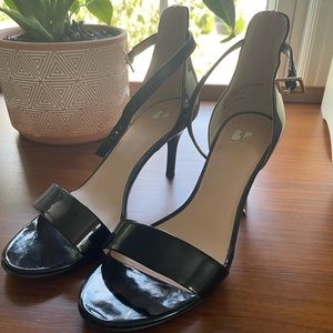 BP Black patent leather heels
